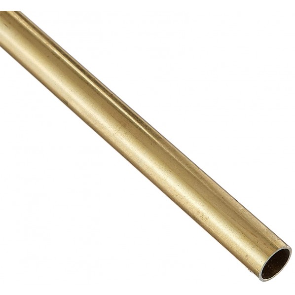 TETSUKO 真鍮管 丸パイプ C2700T 38.0φ t1.0mm L700mm B088ZRJ1JH 1本：DIY FACTORY ONLINE SHOP
