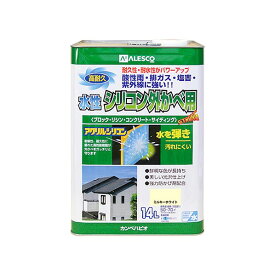 カンペハピオ 水性シリコン外かべ用（つやあり・つや消し） 水性屋外壁用塗料 238×238×350 ミルキーホワイト 00427650511140 1個