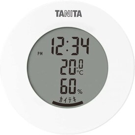 タニタ デジタル 温湿度計 幅7.5×奥行4.6×高さ7.3cm ホワイト TT-585 1個