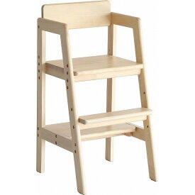 市場 Kids High Chair -stair- 370mm ナチュラル ILC-3340NA ILC-3340 1台