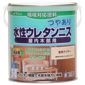 和信ペイント 水性ウレタンニス 0.7L 透明クリヤー 1点