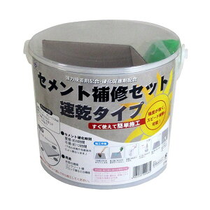 ハンディクラウン セメント補修セット速乾タイプ 1.5kg 3590030000 1【2506DFD_5】