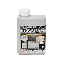 【楽天市場】ニッペホーム ガッツ モルタルNo.1 0.5kg ライトグレー：DIY FACTORY ONLINE SHOP