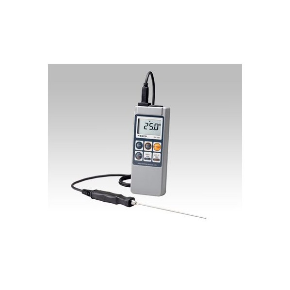 SATO デジタル温度計センサー付 6-9653-31
