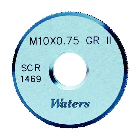 WATERS社 Waters メートルねじ検査用リングゲージ(旧JIS) WGRIR2M12X1