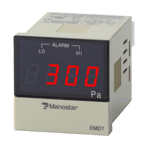山本電機製作所 デジタル微差圧計 EMD7 NPN 4-20mA 300Pa EMD7D3N1D300 1点のサムネイル