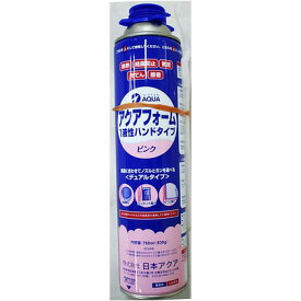 日本アクア アクアフォーム1液 サイズ66×66×290mm ピンク 1缶