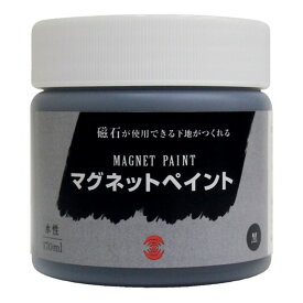 ターナー色彩 マグネットペイント DIY塗料 170ml 黒 MG170031 ペンキ 壁紙 下地 1点