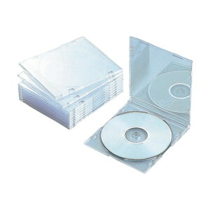 �G���R�� CD�EDVD�EBlu�]ray�X�����v���P�[�X 1�����[ 10���� �N���A CCD-JSCS10CR 10��