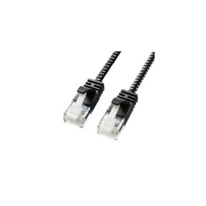 �T�����T�v���C �ߐ܂�h�~�J�e�S��6A�׌a���b�V��LAN�P�[�u�� KB-T6AME-05BKW 1�_