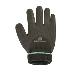 セーフラン安全用品 HERCULE VV750/防寒ニトリルコートフィット手袋 黒色 Lサイズ D0051-L 1点