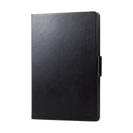 エレコム タブレット汎用手帳型ケース ソフトレザー 薄型 フリーアングル 8.5-11.5インチ ブラック TB-10UHGFLBK 1点