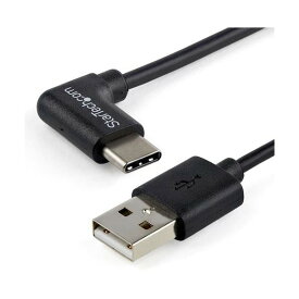 STARTEC.COM社 USB 2.0ケーブル/1m/Type-A - L型Type-C/480Mbps/オス-オス/ブラック/タイプC - A USB2AC1MR 1本