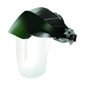 OTOS社 OTOS かぶり型防災面 クリア、グリーン#5 赤外線保護 ジョグダイヤル調節機 F-72C-I-5 1