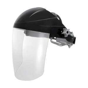 OTOS OTOS かぶり型防災面 クリア ジョグダイヤル調節機能 280 x 220 x 280 mm F-72A 保護メガネ・防災面