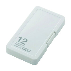 �G���R�� �������J�[�h�P�[�XSD6��+microSD6�����[ �z���C�g CMC-SDCPP12WH 1