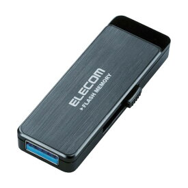 エレコム USB3．0フラッシュ32GBAESセキュリティ機能付ブラック 133 x 79 x 11 mm MF-ENU3A32GBK