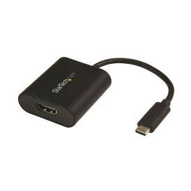 STARTEC.COM社 ディスプレイアダプター/USB-C - HDMI/4K60Hz/プレゼン対応/ブラック/ビデオ 変換 コンバーター CDP2HD4K60SA 1個