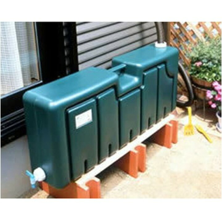 楽天市場】ミツギロン 雨水タンク 80L ダークグリーン EG-01 1点 : DIY 