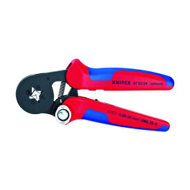 クニペックス KNIPEX 9753-04 エンドスリーブ用自動調整圧着ペンチ 2868342 1個