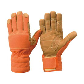 トンボ パラ系アラミド繊維製防火手袋 オレンジ K-TFG5R L 1点