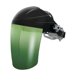 OTOS OTOS かぶり型防災面 グリーン#3 赤外線保護 ジョグダイヤル調節機能 F-72B-I-3 保護メガネ・防災面