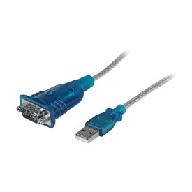 STARTEC.COM社 シリアル変換ケーブル/USB-A - RS232C/43cm/921.6Kbps/ブルー ICUSB232V2 1本