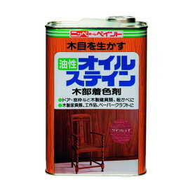 ニッペホーム オイルステイン 1L ワインレッド