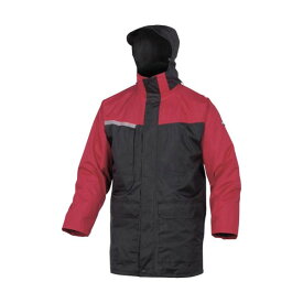 セーフラン安全用品 ALASKA2 防寒ジャケット マイナス20度環境対応 フード取り外し可 赤/黒 XLサイズ D0060-XL 1点