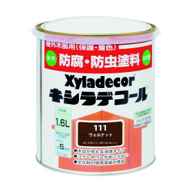 大阪ガスケミカル 油性キシラデコール 屋外木部保護塗料 ( 木目を生かした半透明浸透仕上) 142×142×167(mm) ウォルナット 1缶