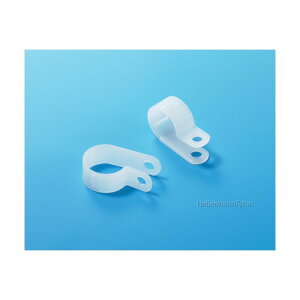 ヘラマンタイトン ナイロンクリップ 固定時の内径φ:13.5mm 乳白色 AB-9N 100個