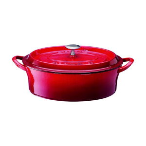 イシガキ産業 ボン・ボネール ココットオーバル 17cm [レッド] (鍋 