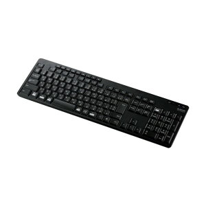 �G���R�� �t���L�[�{�[�h Bluetooth �É��݌v �R�� �u���b�N TK-FBM118SKBK 1�_
