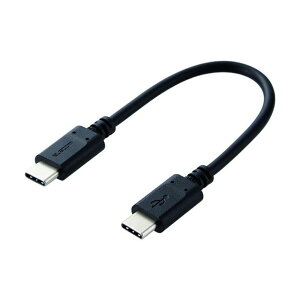 �G���R�� �X�}�z�E�^�u���b�g�pUSB�P�[�u�� USB(C-C) Power Delivery�Ή� 0.1m �u���b�N MPA-CC01PNBK 1�_