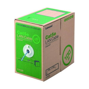 �G���R�� EURoHS�w�ߏ���LAN�P�[�u��CAT5E100m�u���[ 280 x 280 x 225 mm LD-CT2/BU100/RS 1��