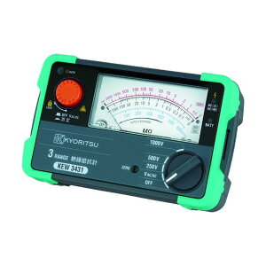 共立電気計器 3レンジアナログ絶縁抵抗計 KEW3431 1
