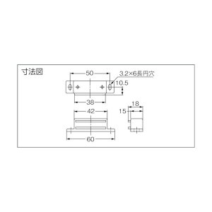���{�����[�q���� �X�K�c�l�H�ƃ}�O�l�b�g�L���b�`MC�|KL�|S�i140�|050�|291�j 60 x 28 x 18 mm MC-KL-S