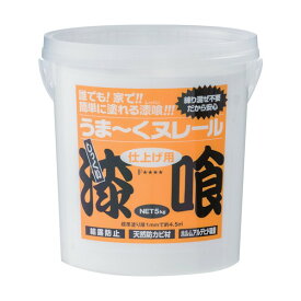 日本プラスター うま～くヌレール 漆喰 5kg ホワイト 12UN01 1個