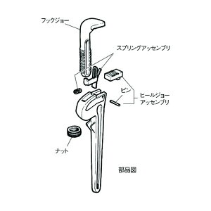 RIDGID(���W�b�h) 24�C���`�p�����`�p�[�c�R�C���A���h�t���b�g�X�v�����O�A�b�Z���u 127 x 119 x 117 mm 31705 1�_