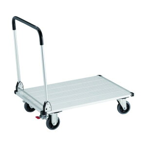※法人専用品※トラスコ(TRUSCO) アルミ台車 アルパカート 300kgタイプ 折リタタミ ストッパー付 900×600mm AL31-0960S 1点