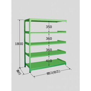 TJG yʒIML^ 1800×900×1800mm O[ ML1765R 1y2506DFD_5z