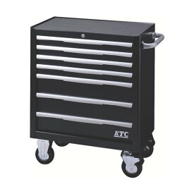 ※法人専用品※KTC ローラーキャビネット（7段7引出し）ブラック NULL ブラック EKW-1007BK