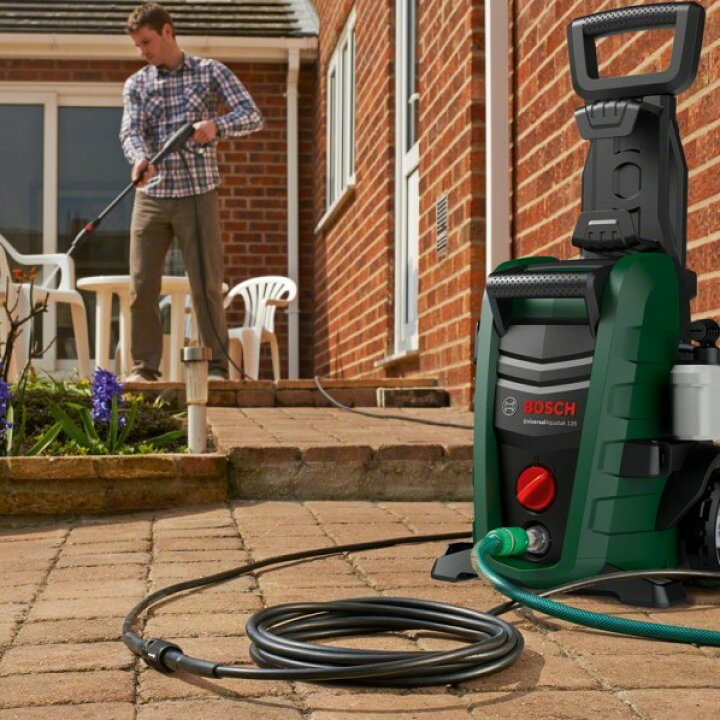 楽天市場】ボッシュ 高圧洗浄機UA125 延長高圧ホース&ブラシ付水しぶき 