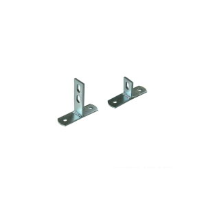※法人専用品※野島角清製作所 (ユニクロ-ムメッキ)溶接T字足 【25巾】2つ穴70L 20951591 250個