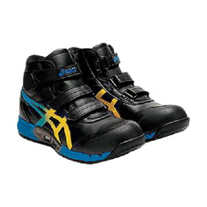 アシックス ウィンジョブ CP308 AC (安全靴・セフティシューズ) 28.0cm ブラック×ヴァイブラントイエロー 1271A055.001-28.0 1点