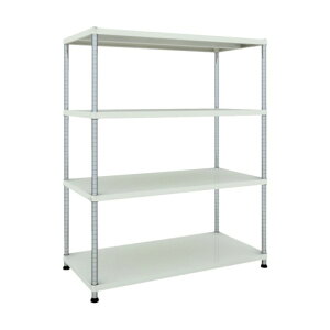 トラスコ(TRUSCO) PER-5464-W フェニックスラック 1200X600 4段 W色PER5464W8000 PER-5464-W 1個