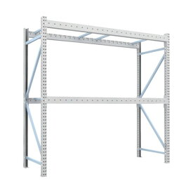 ※法人専用品※トラスコ 重量パレット棚1トン2500×900×H2500単体 2段 1D-25B25-09-2 1