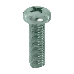 八幡ねじ 十字穴付ナベ小ねじ全ねじ 三価クロメート M4X6 4580172734300 2500本