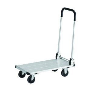 ※法人専用品※トラスコ(TRUSCO) アルミ台車 アルパカート 省音 折リタタミ 700×360mm AL21-0736 1点