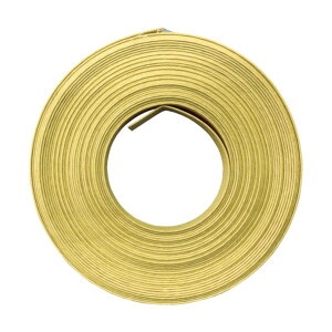 ユタカメイク 梱包用品紙バンド約14.5mm×約10mクリーム クリーム 1点